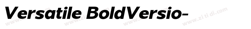 Versatile BoldVersio字体转换 Versatile BoldVersio字体转换